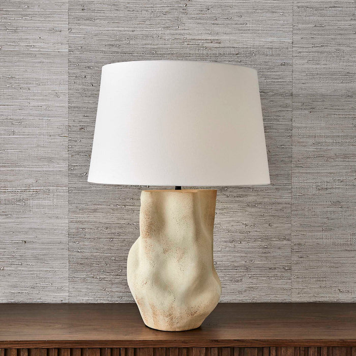 Grotto - Table Lamp - Brown / White