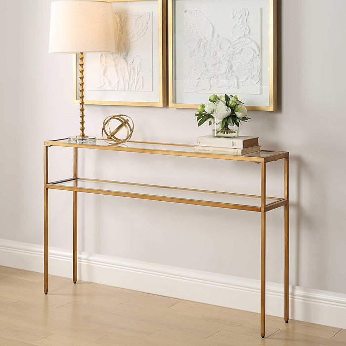 30.25" Accent Table - Gold