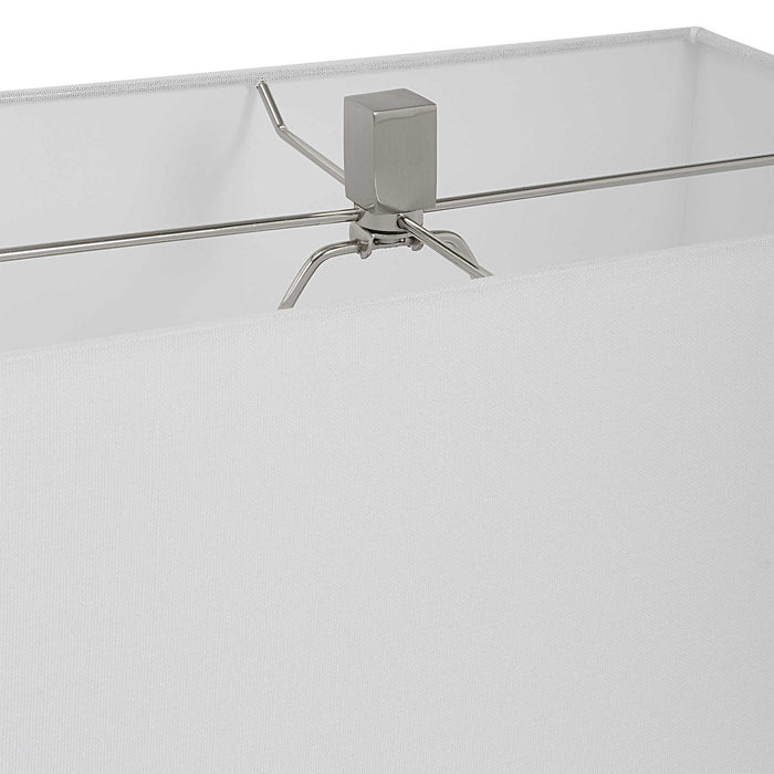 Pillar - Marble Table Lamp - White