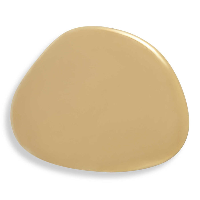Jelly Bean - 26" x 38" Wall Sculpture - Gold