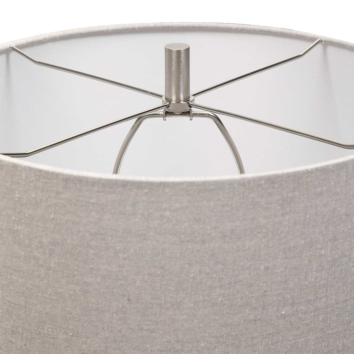 Comanche - Crackle Table Lamp - White