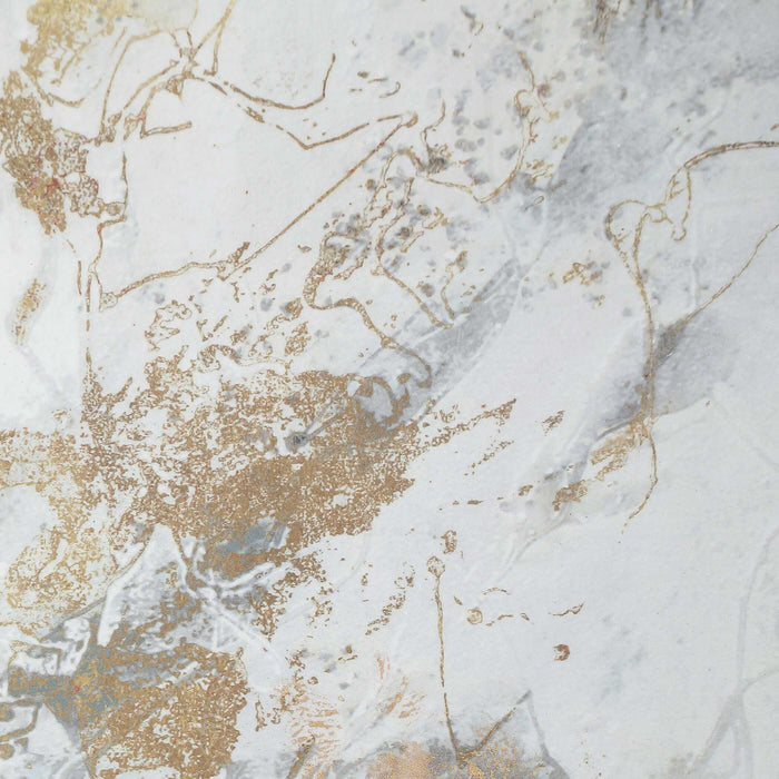 Ethos - Framed Abstract Print - Gold