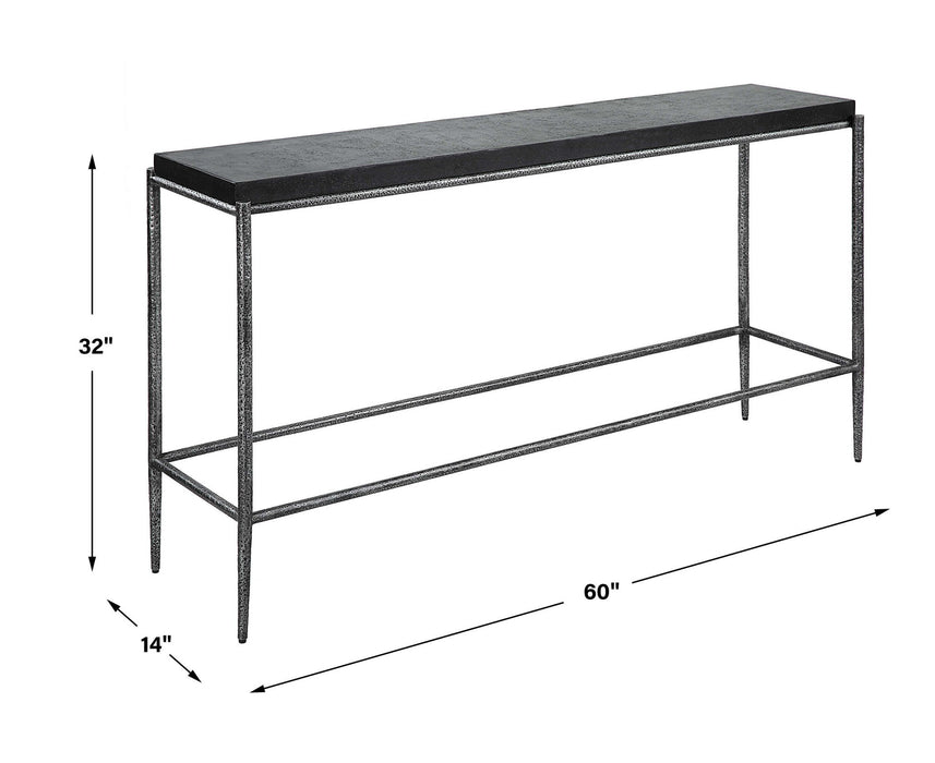 Crescendo - Concrete Console Table - Black
