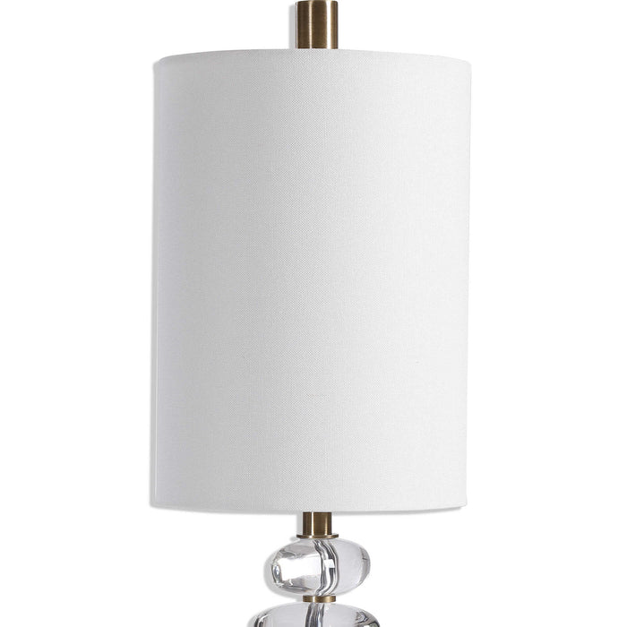 Edine - Buffet Lamp - Black / Brass / Brown