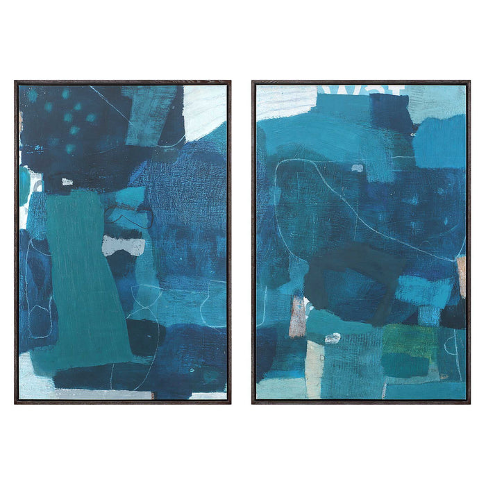Wait Until Dusk - Framed Canvas Diptych (Set of 2)
