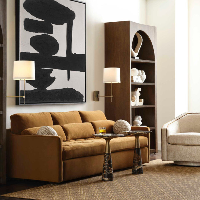 Rock On - Framed Canvas - Black / Beige