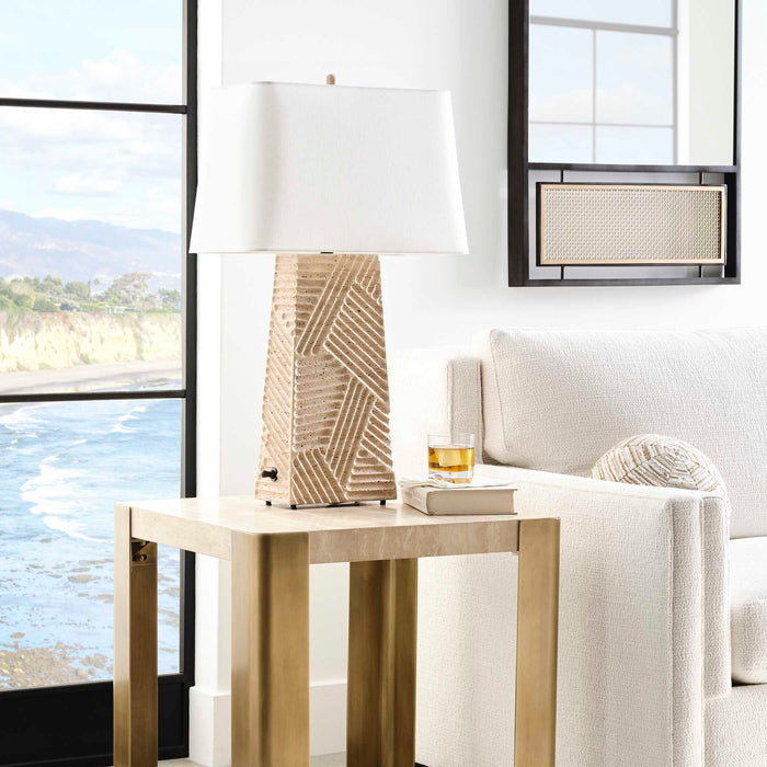Diagram - Table Lamp - Beige
