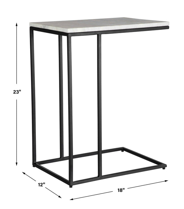 Accent Table - Black & White