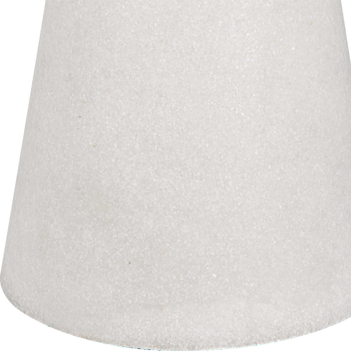 Sharma - Stone Table Lamp - White