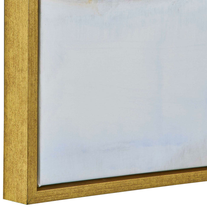 In The Beginning - Framed Abstract Art - Gray