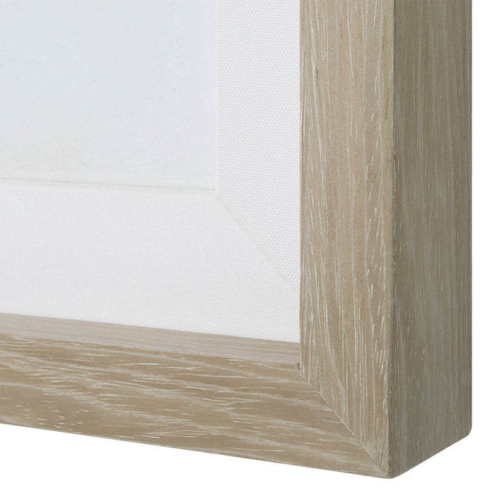 Glacial Coast - Framed Prints (Set of 2) - Light Brown