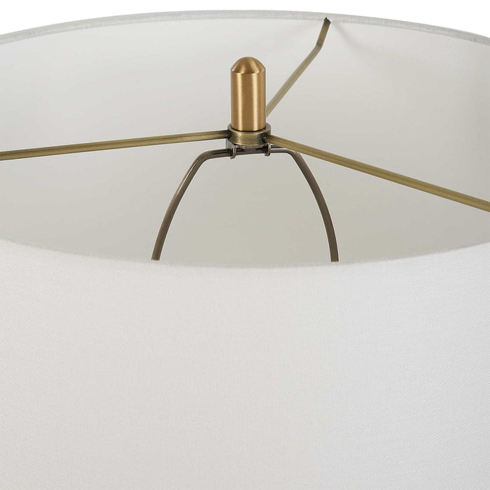 Atmosphere - Tall Table Lamp - Blue / Brass / Bronze