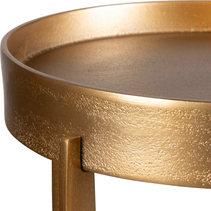 24.3" Accent Table - Gold