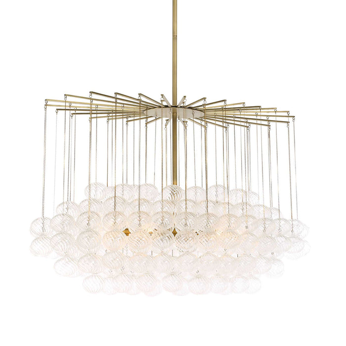 Bubbles - 6 Light Chandelier - Brass