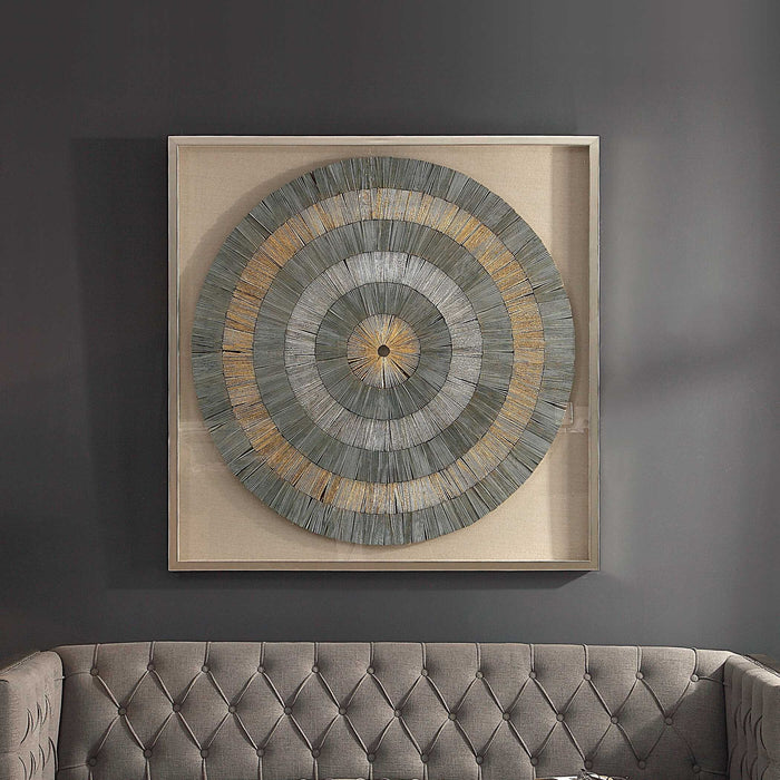 Savala - Shadow Box - Brown / Gold / Gray