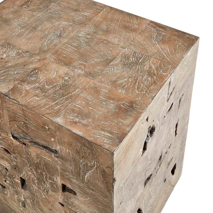 Teak Tac Toe - End Table