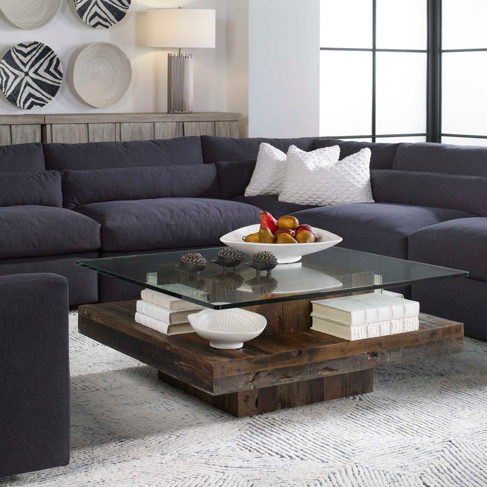 Jonah - Coffee Table - Brown / Woodtone