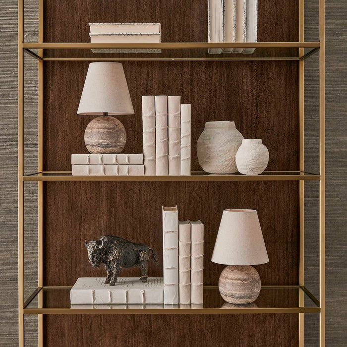 Spherical - Mini Lamp - Brown / Gray