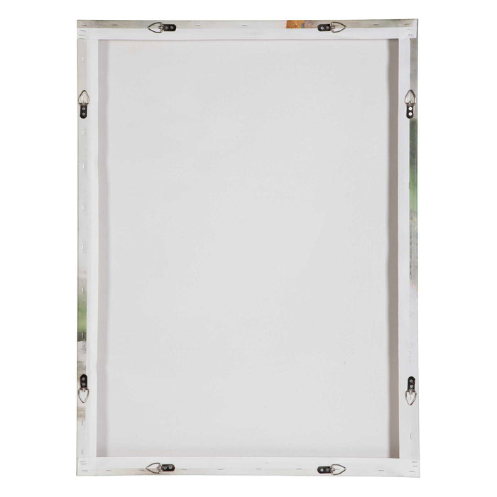 40" Frameless Giclee On Canvas - Light Blue