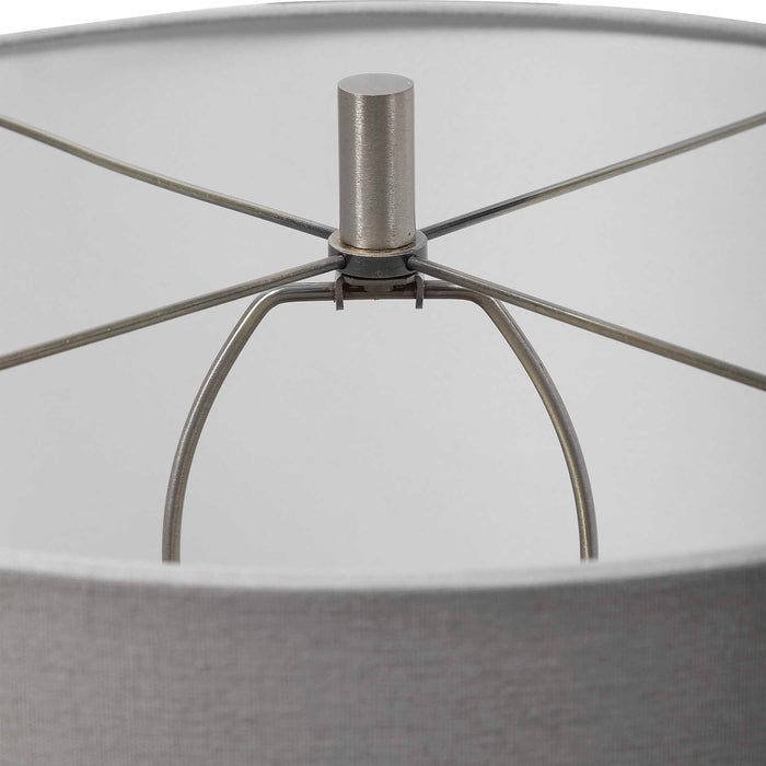 Winterscape - Glaze Table Lamp - White