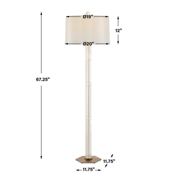 Shimmer - Floor Lamp - White