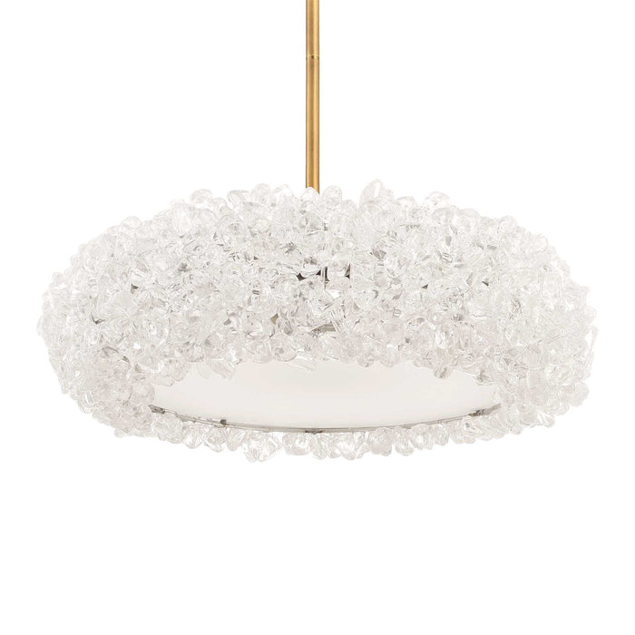 Spangled - 6 Light Pendant - Brass