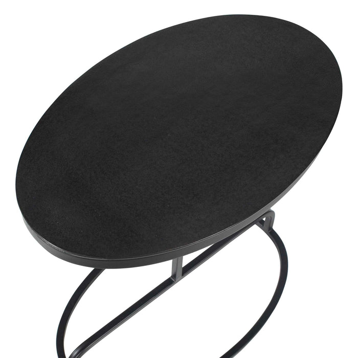 Accent Table - Aged Black