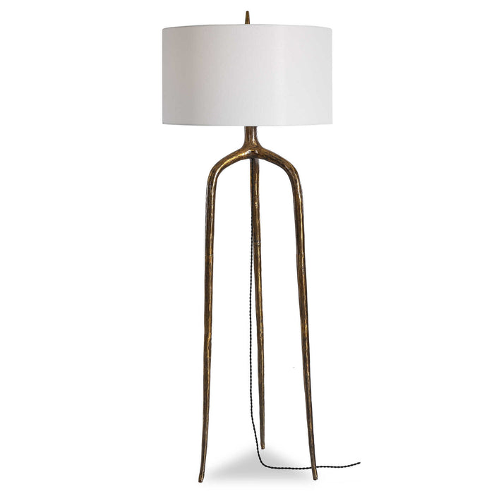 Wish Bone - Floor Lamp - Gold