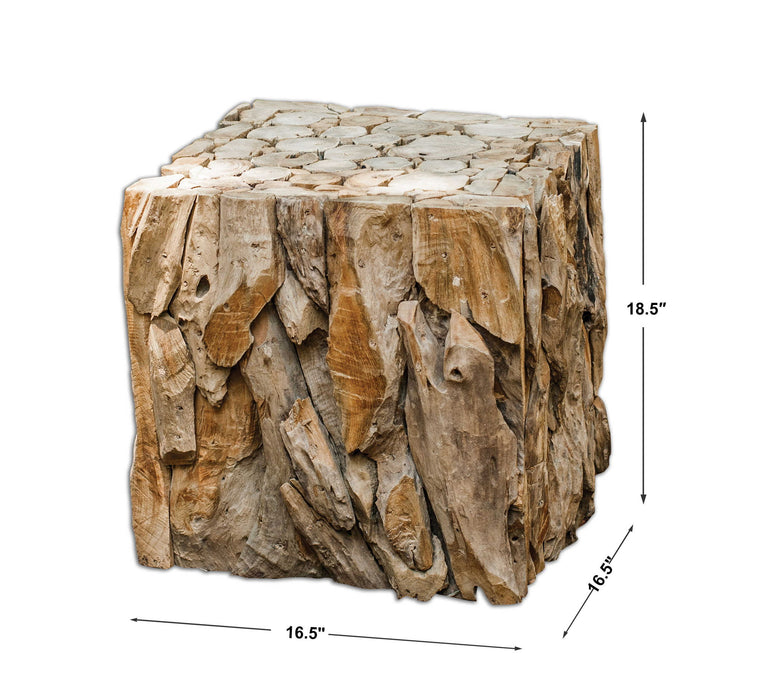Teak Root - Bunching Cube - Light Brown