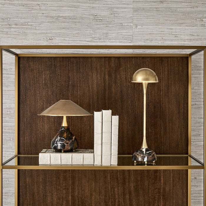 Hard Hat - Rechargeable Mini Lamp - Brass / Brown