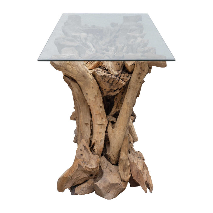 Teak Root - Console Table - Brown / Woodtone