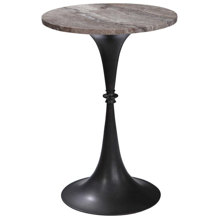 Brenton - Accent Table - Bronze / Brown
