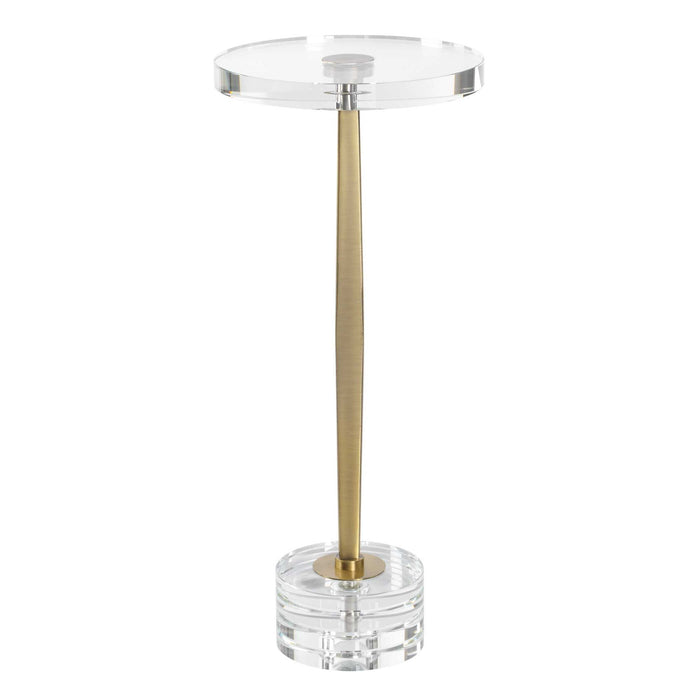 Groove - Crystal Drink Table - Gold
