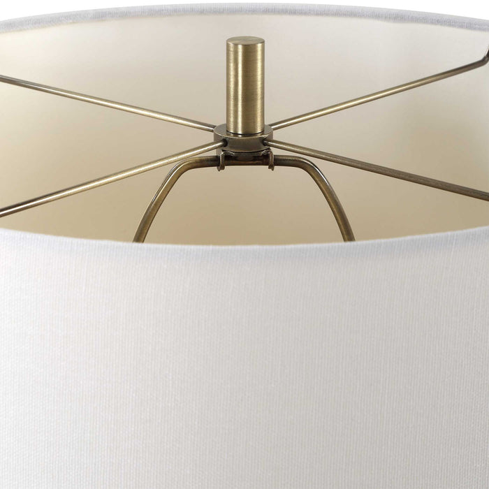 Table Lamp - White & Black