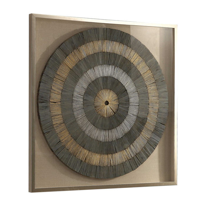 Savala - Shadow Box - Brown / Gold / Gray