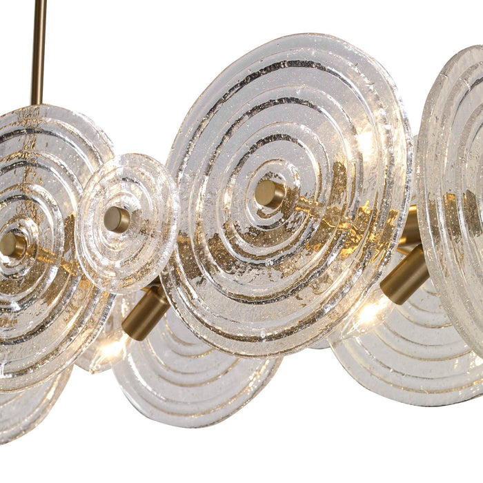 Cirque - 10 Light Chandelier - Brass