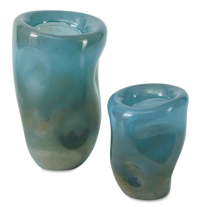 Ocean - Vases (Set of 2) - Blue