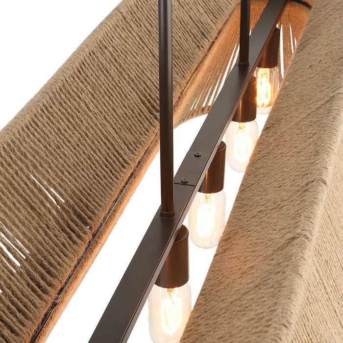 Highly Strung - 5 Light Linear Pendant