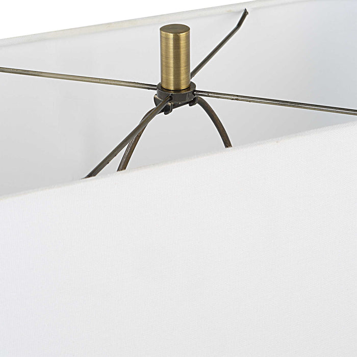 On A Cloud - Table Lamp - Brass / White