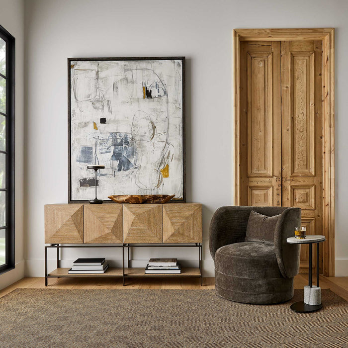 Strut - Accent Table - Black / Bronze