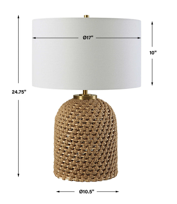 Kendari - Rope & Rattan Table Lamp