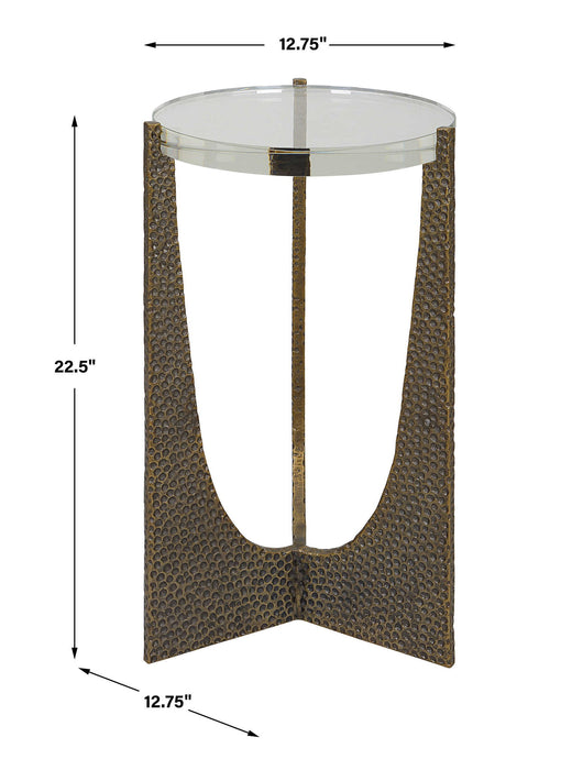 Trifecta - Drink Table - Brass / Bronze