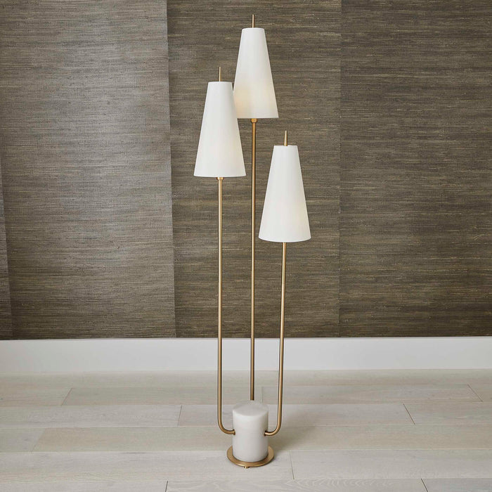 Elle - Floor Lamp - Brass / Gold