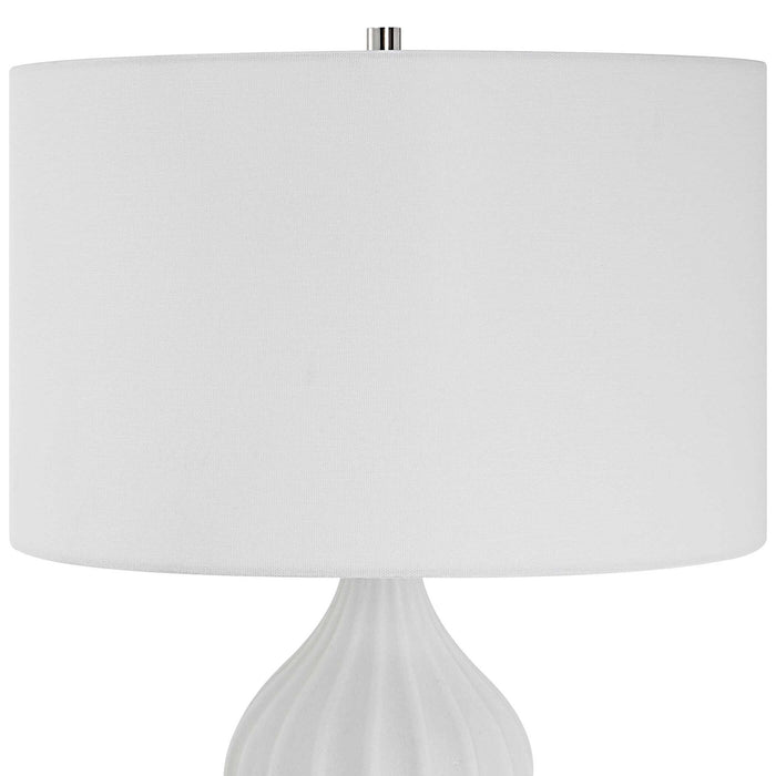 Antoinette - Marble Table Lamp - White