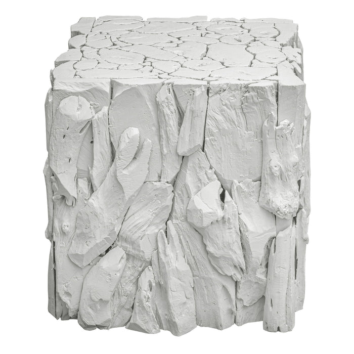 Teak Root - White Bunching Cube