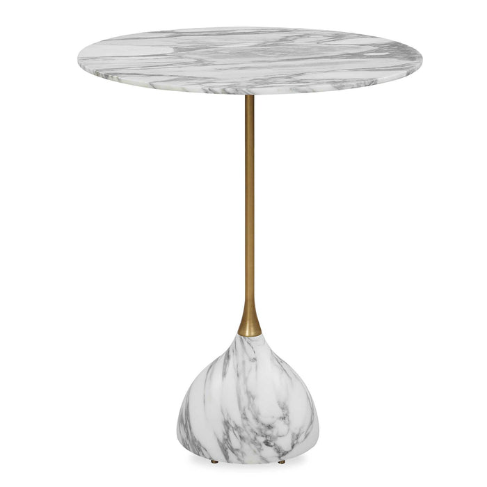 Kiss - Accent Table - Arabescato Marble