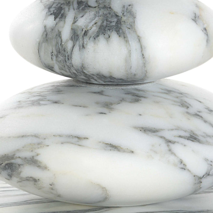 Washed Stones - Table Lamp - White