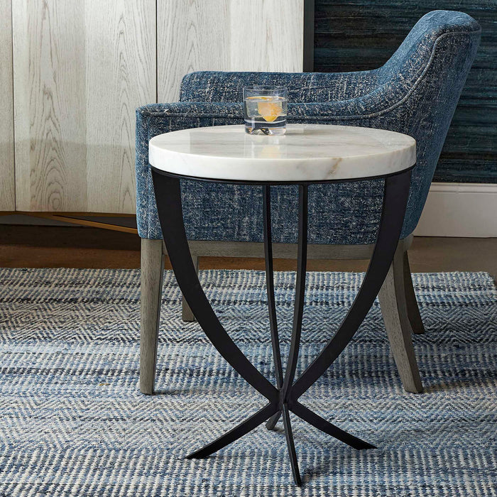 Coronation - Accent Table - Black / White