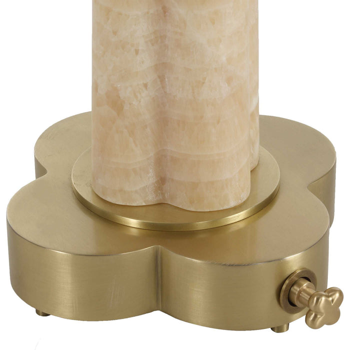 Golden Clover - Buffet Lamp - Brown