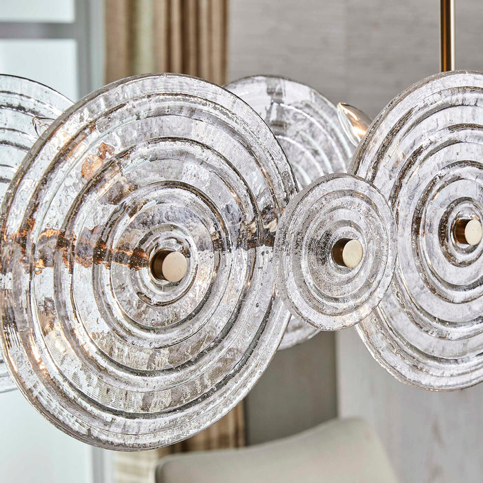 Cirque - 10 Light Chandelier - Brass